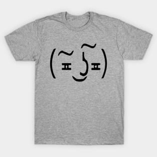 Black | (͠≖ ͜ʖ͠≖) Suggestive Lenny Face T-Shirt